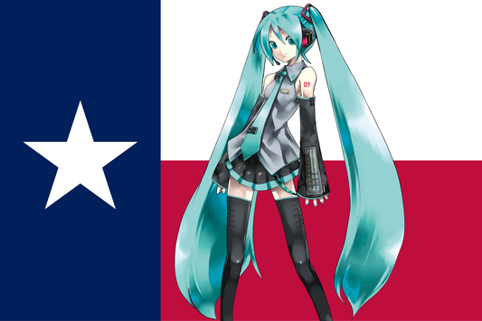 HATSUNE MIKU TEXAS FLAG